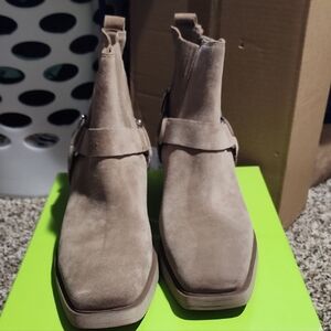 Sam Edelman Taupe Suede Boots